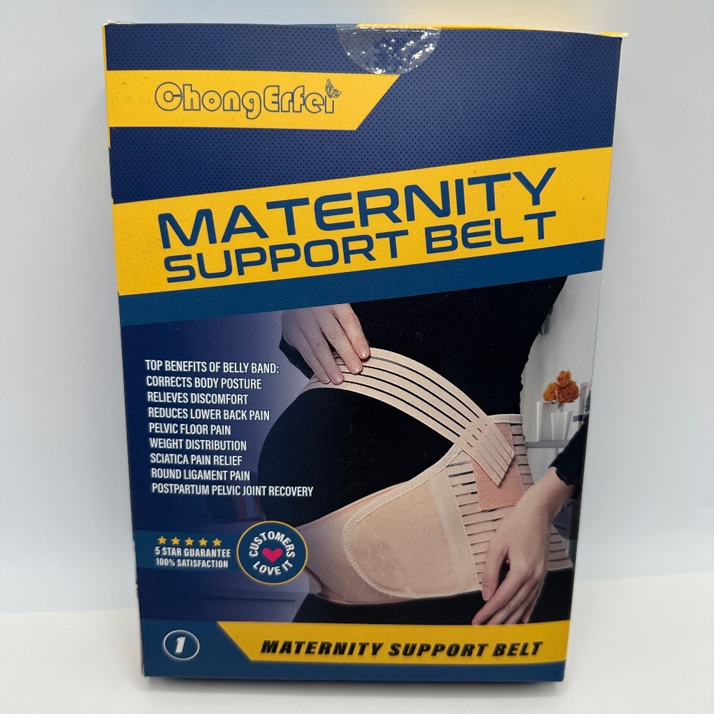 Pregnancy Belly Maternity Support Belt Beige Plus Size